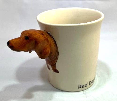 Sea Island Imports, Inc. - Mug, Dachshund Red