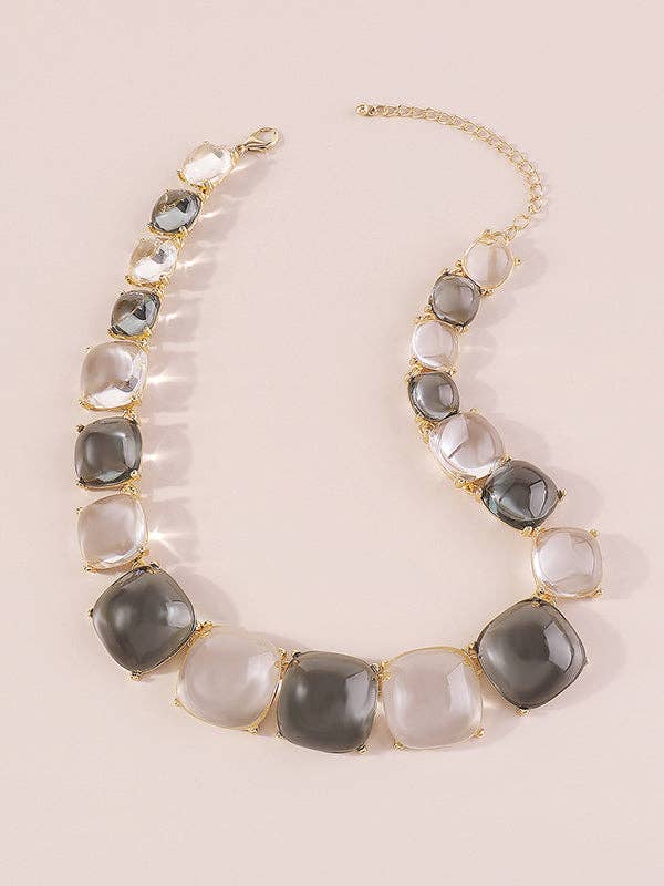 UZ Wholesale Store - Geometric Necklaces Accessories Dainty Necklace: ORANGE / One_size