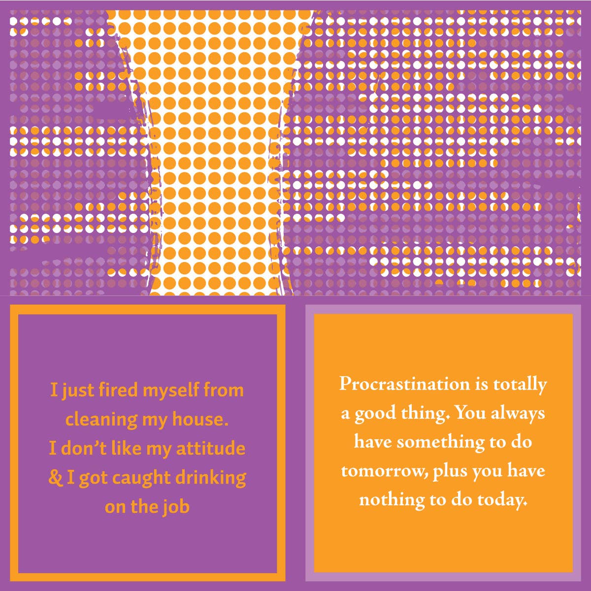 Drinks on Me - NAPKIN Procrastinate | Funny Party Gift | Cocktail Napkin