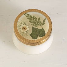 Load image into Gallery viewer, Rosy Rings - Forest Large Pressed Floral Candle