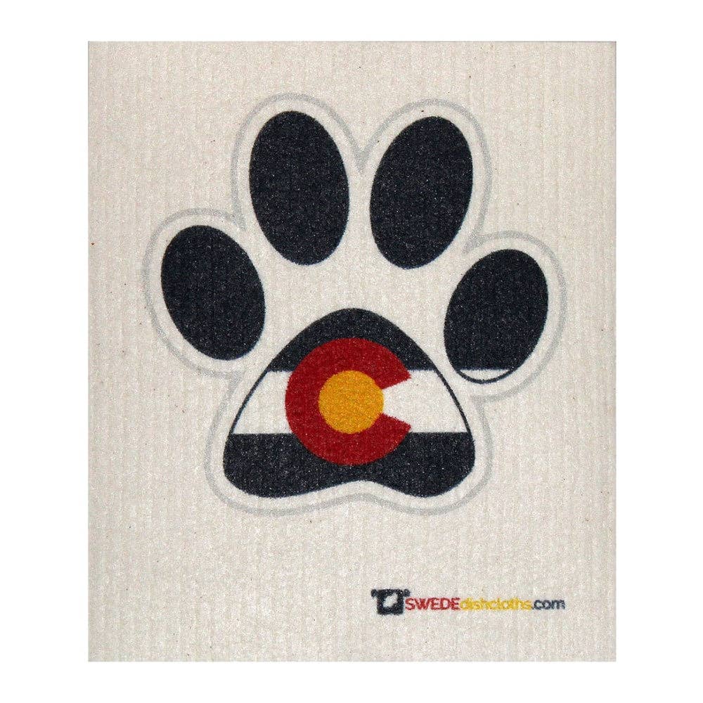 SWEDEdishcloths - Swedish Dishcloth Colorado Dog Paw