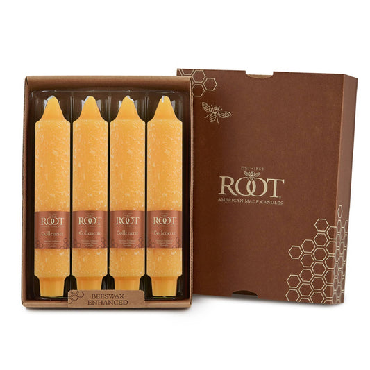 ROOT Candles - ROOT Timberline Collenette Taper Candles: Butterscotch / 7 inch