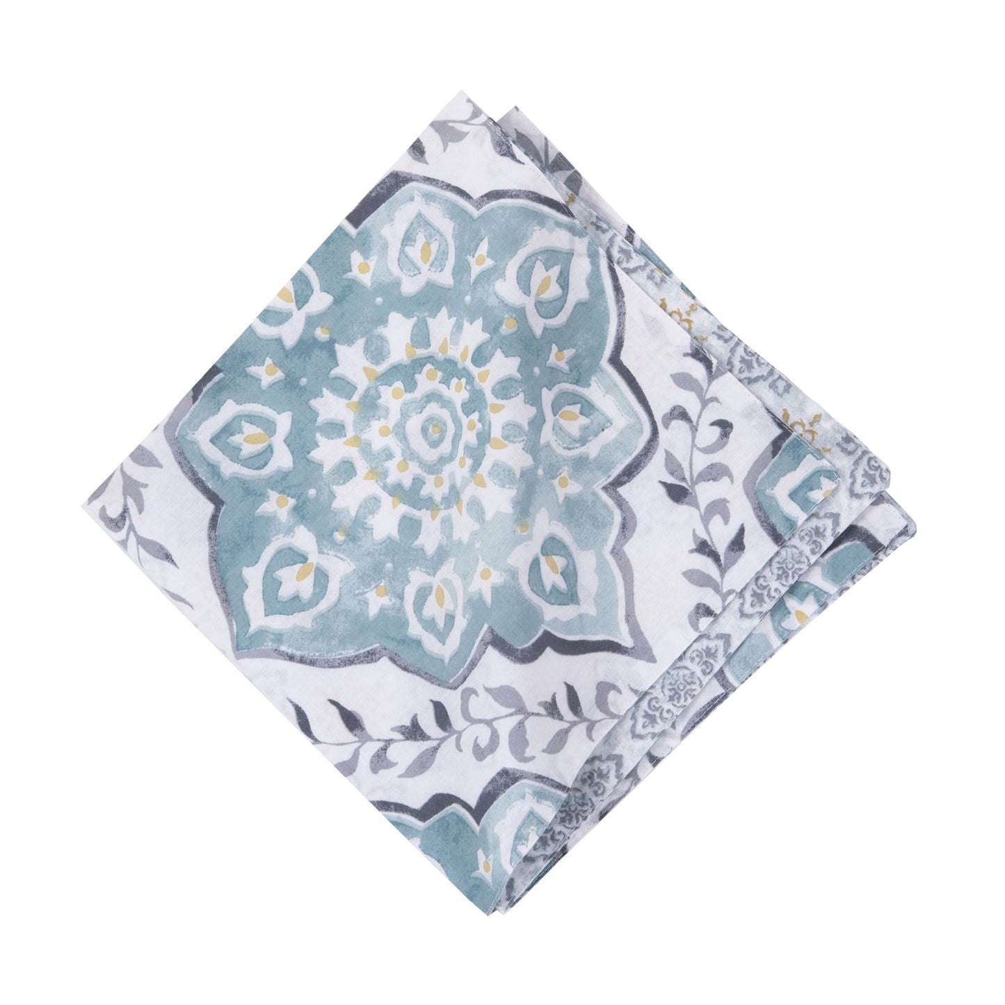C&F Home - Coastal Harlen Blue Mosaic Napkin