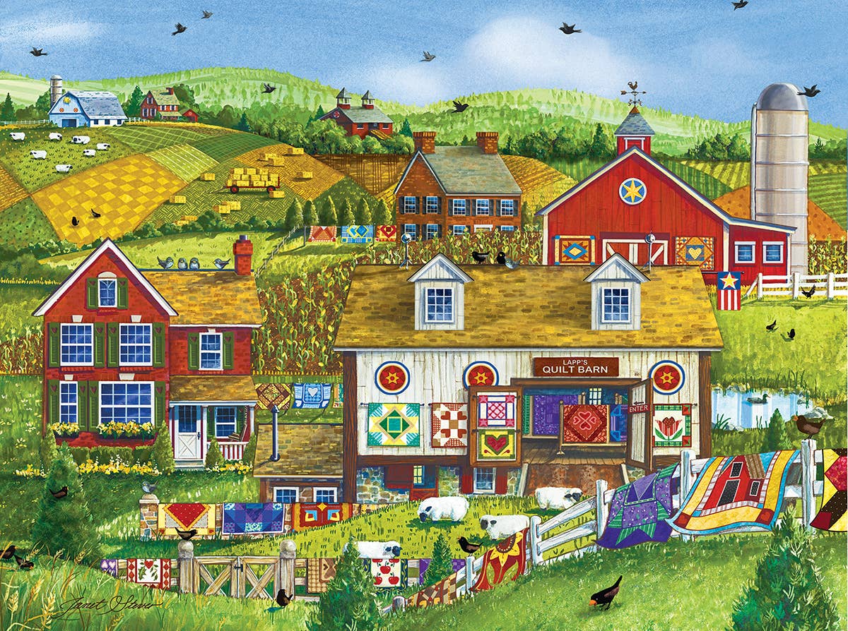 SunsOut - 0170 Lapp's Quilt Barn 1000 pc Puzzle