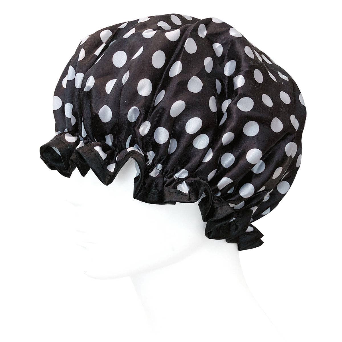 Wrapables.com - Wrapables Reusable Women's Waterproof Shower Caps: Pink Leopard