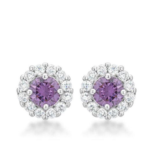JGoodin - Bella Bridal Earrings in Purple