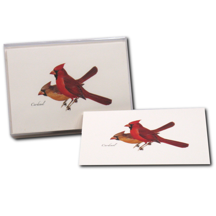 Earth Sky + Water - Cardinal Notecard Set, Illustrated by Roger Tory Peterson