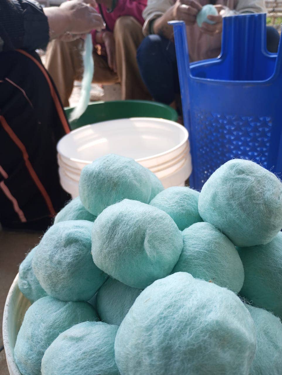 Wool Haus - Bright Felted Wool Easter Egg Decoration