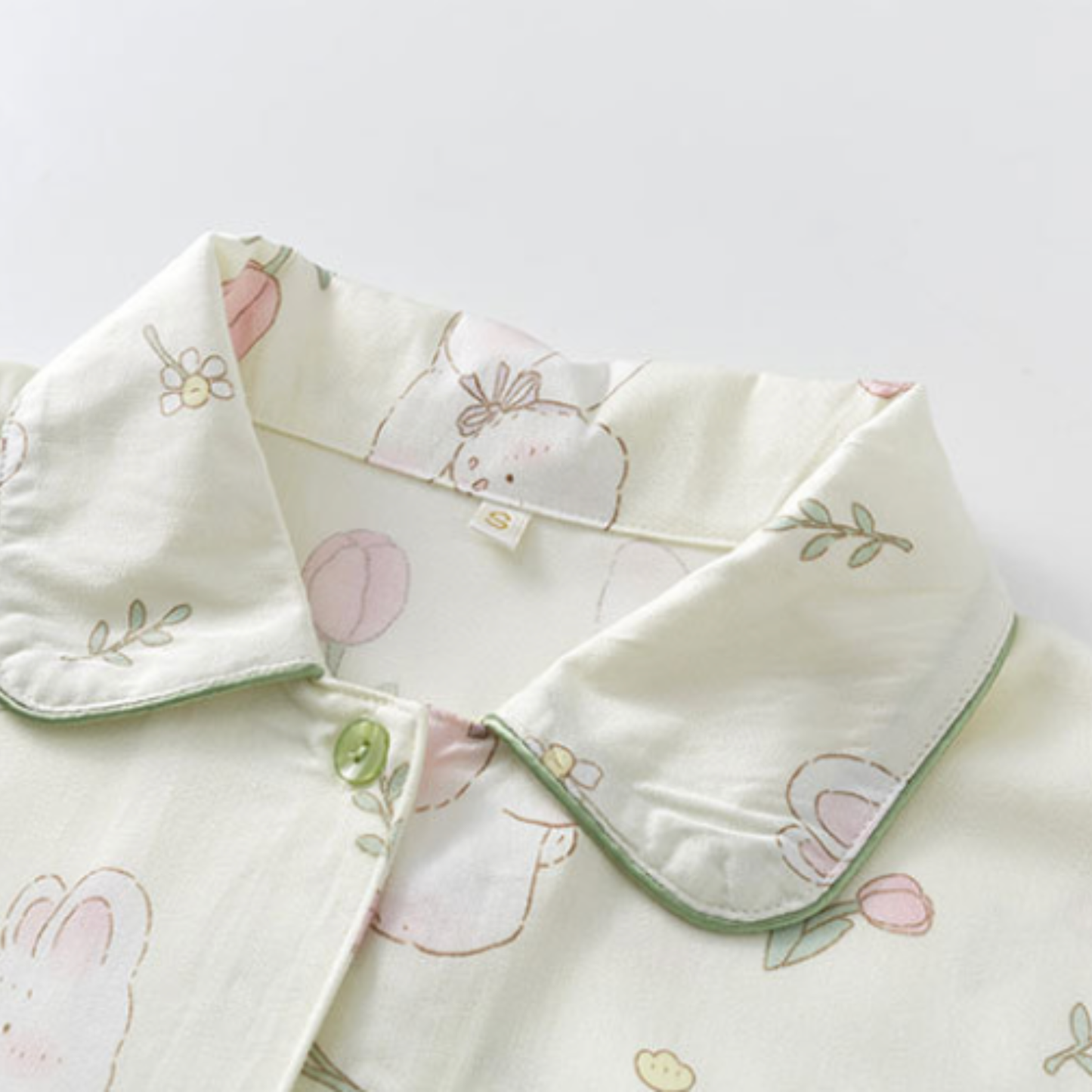 DrifWoo - Spring Bunny Print Pajama Set – Soft & Cozy Sleepwear  Easte: M