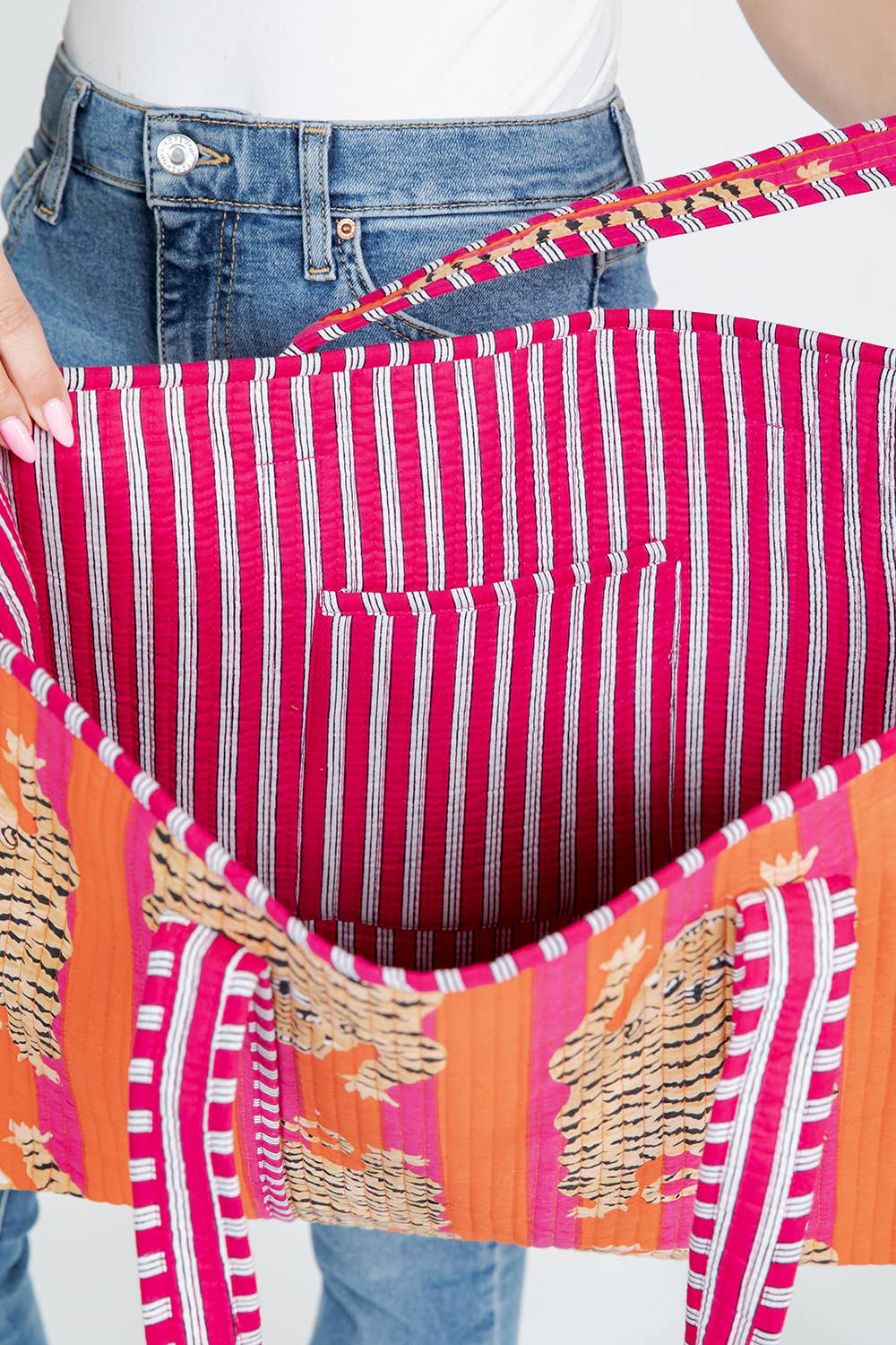 LA Soul - Tiger Handmade Reversible Tote Bag