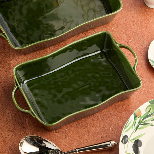 Certified International - Harvest Fields Medium Rectangular Baker 14x 8.75x2.75in