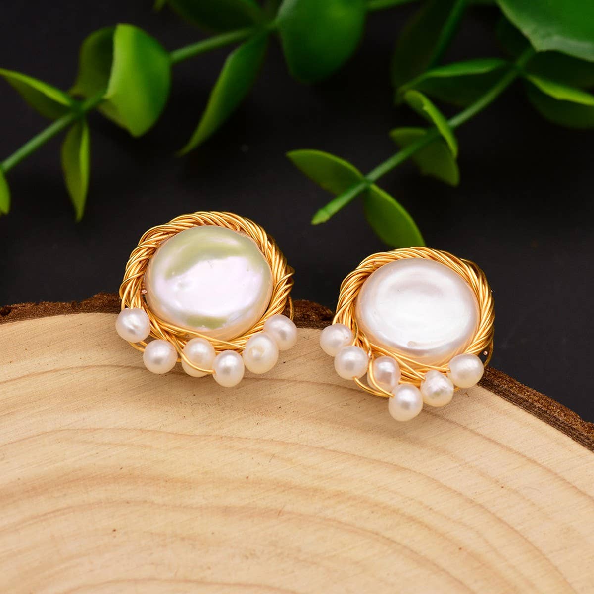 ACCITY - HIGH-END AND VERSATILE RETRO PEARL EARRINGS_CWAJE3776: TYPE1 / (OS) 1