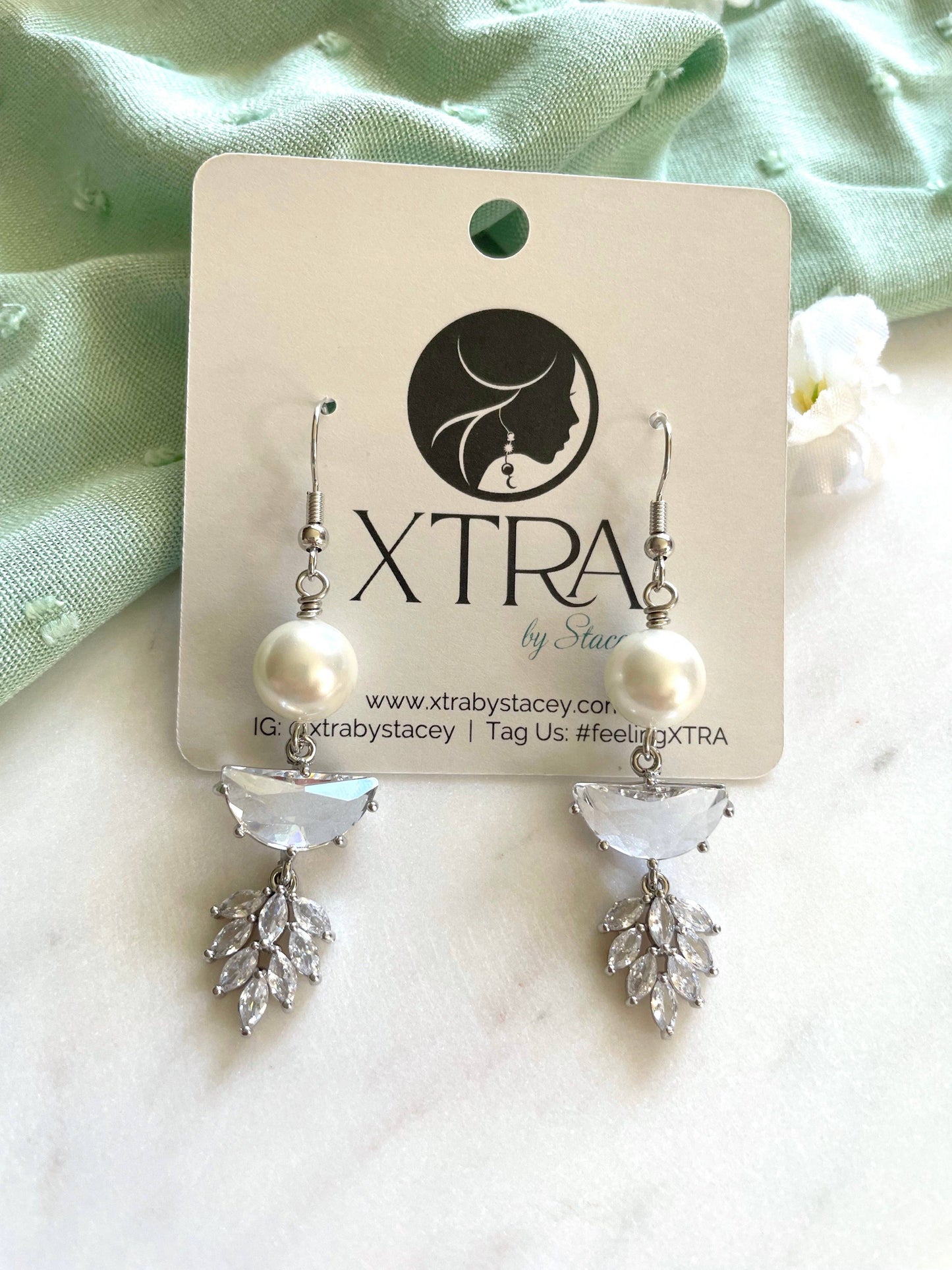 XTRA by Stacey - The Corey Earring - Silver