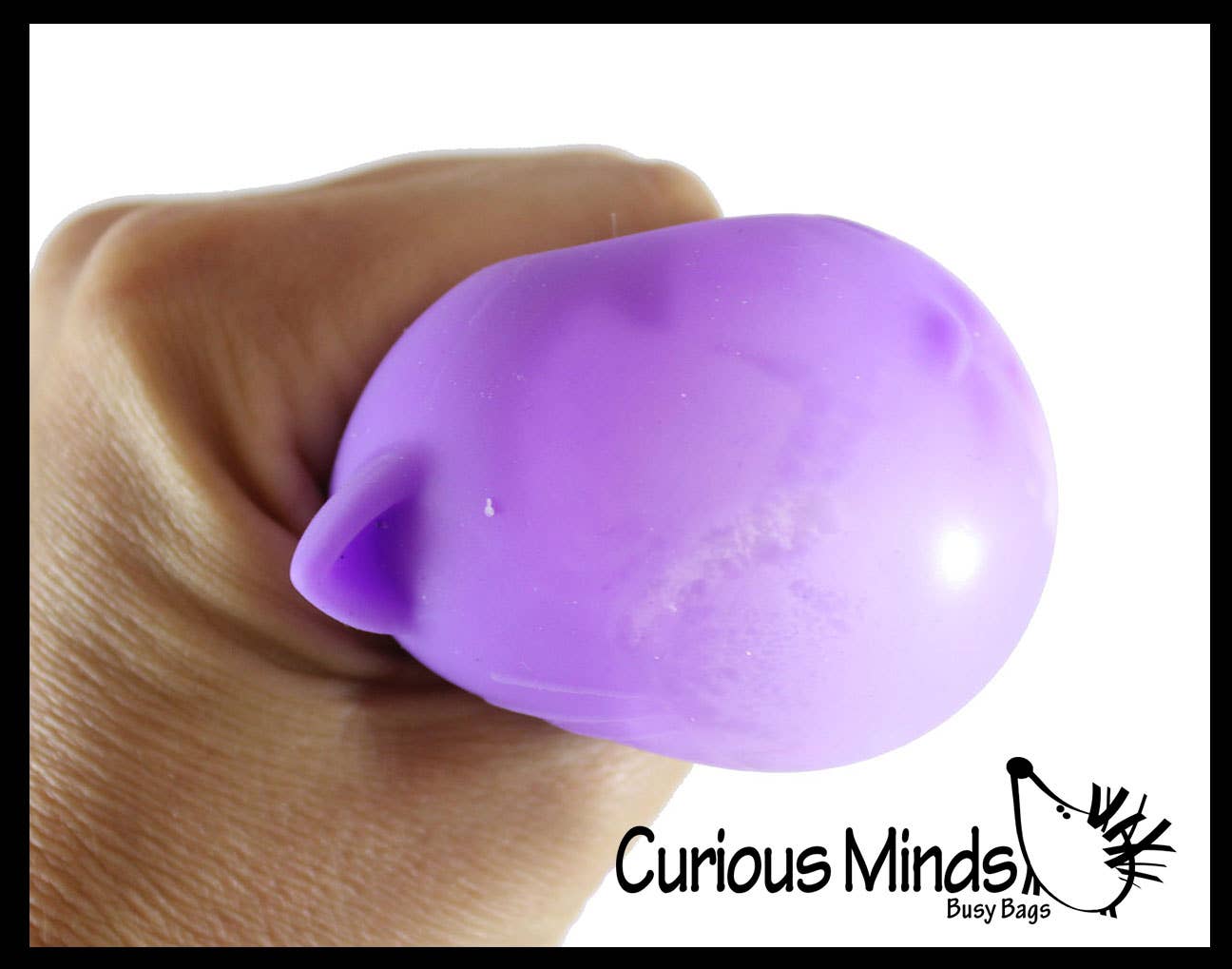 Curious Minds Toys - 1 Cat Nee Doh Soft Fluff- Filled Squeeze Stress Ball