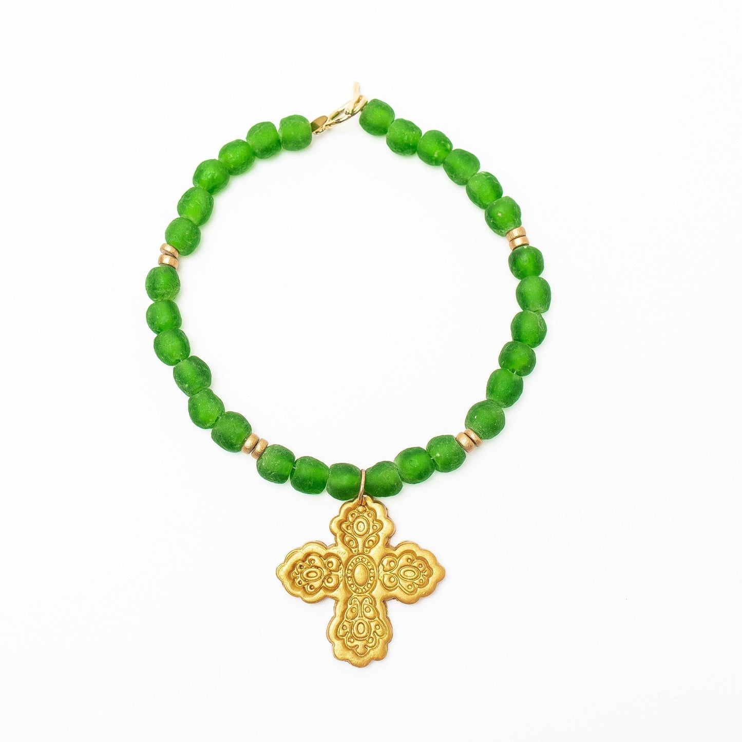Hidden Truth Jewelry - Green African Glass with Susie Cross