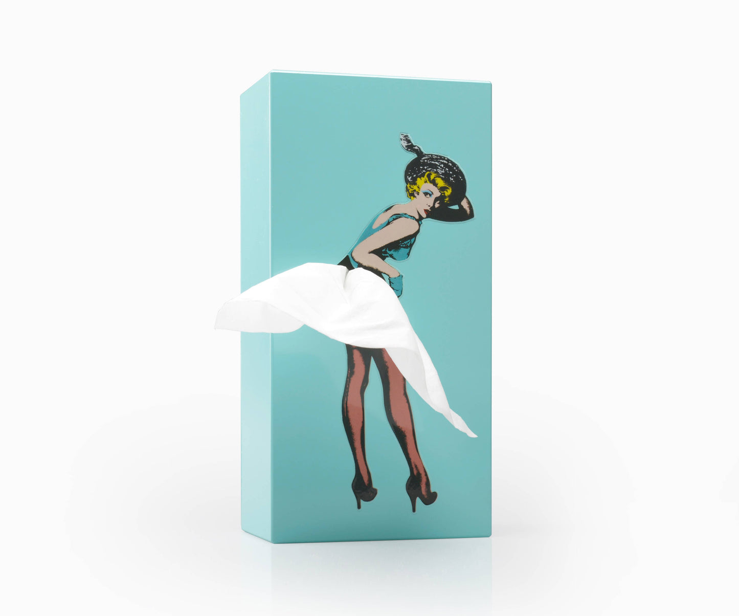 Beyond123 - Flying Skirt Tissue Box: Orange