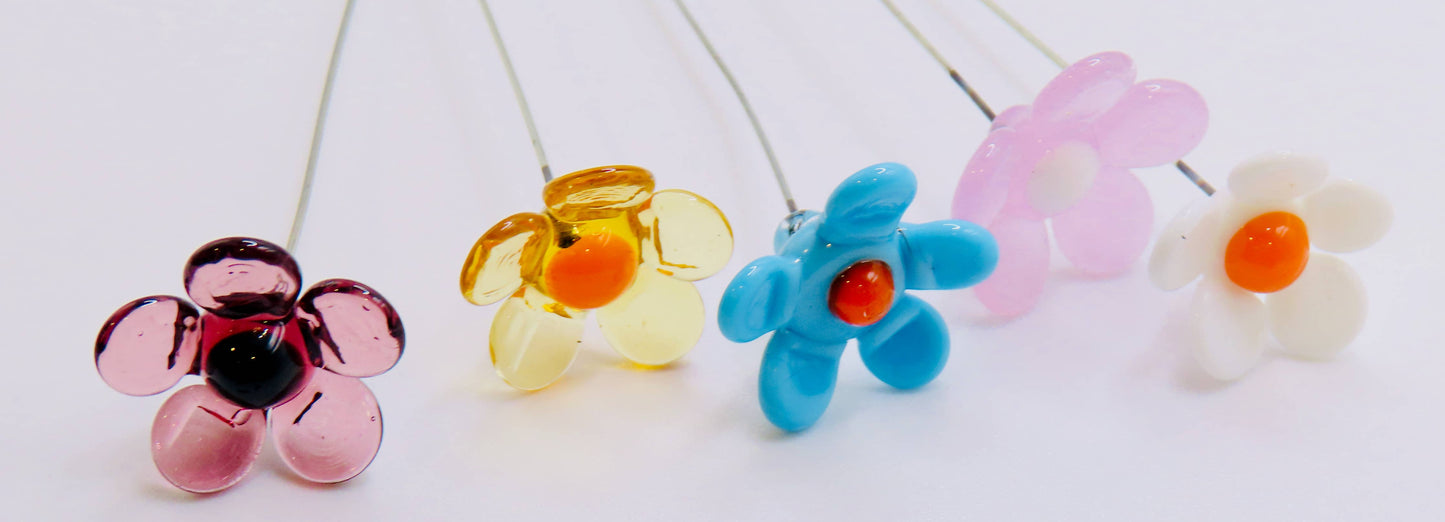 Gifts Amazing! - Glass Flowers on Stem