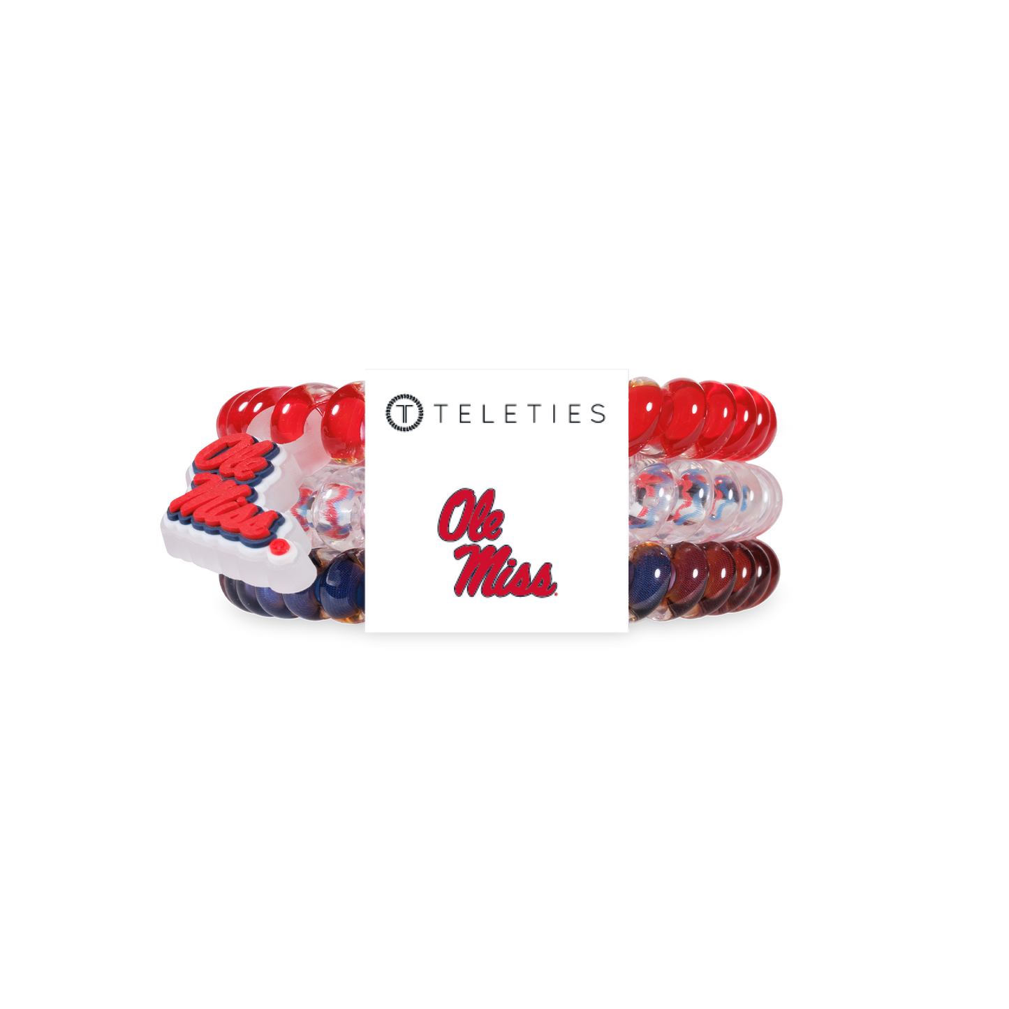 TELETIES - Spiral Hair Coils | Small | Hotty Toddy! Hair Ties