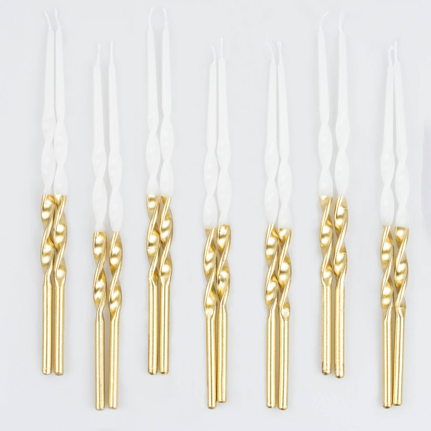 Meri Meri - Gold Dipped Twisted Candles