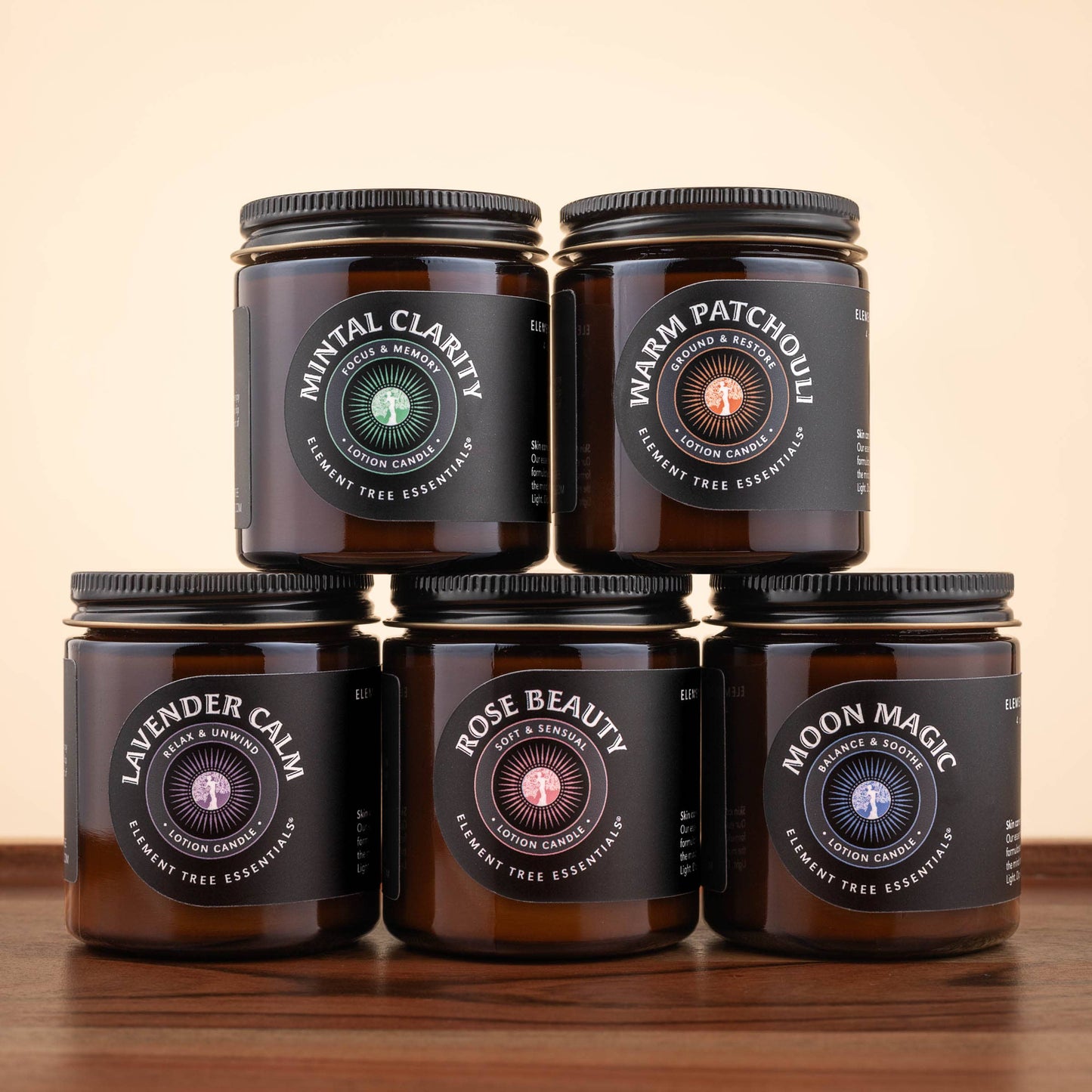 Element Tree Essentials - Essential Oil Lotion Candle: Lavender Calm