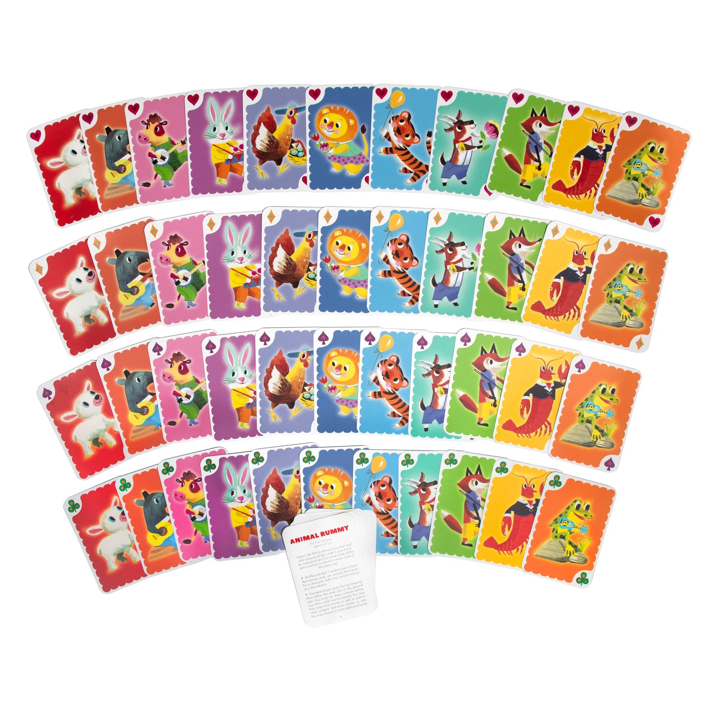 eeBoo - Animal Rummy Playing Cards