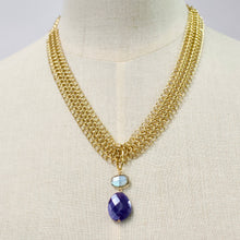 Load image into Gallery viewer, a.v. max - Mesh Necklace w/Semi: Pearl