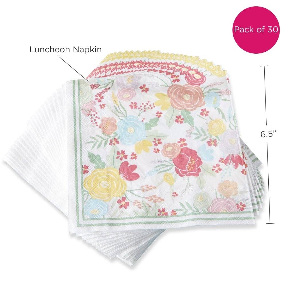 Kate Aspen - Garden Blooms 2 Ply Paper Napkins (Set of 30)