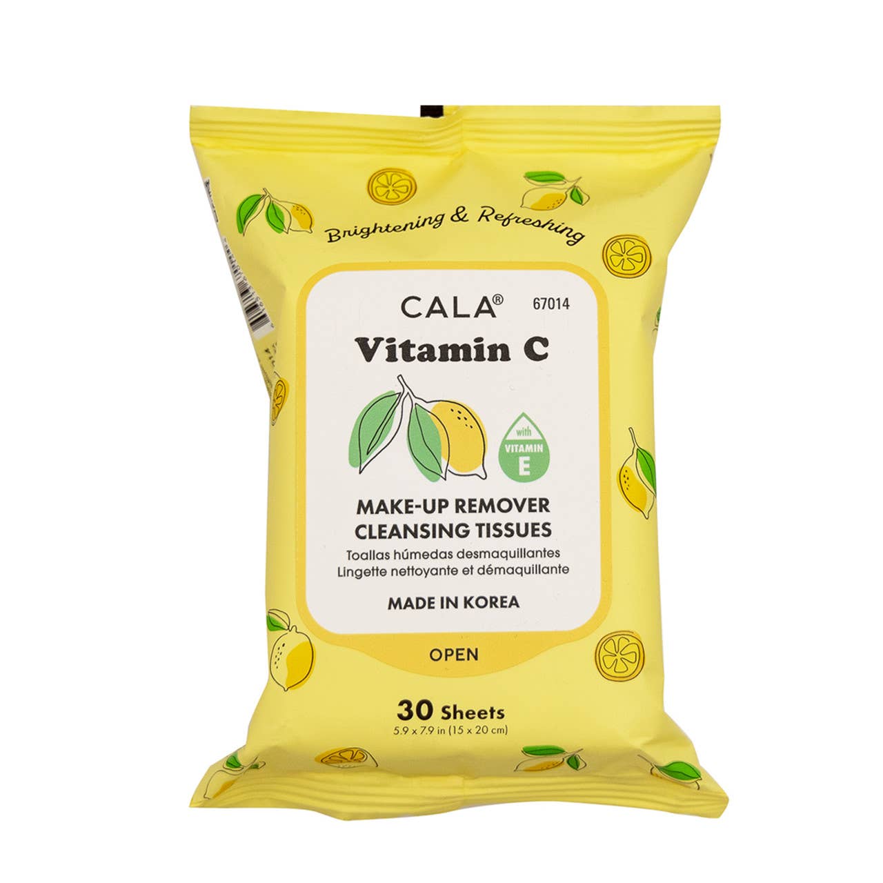 Best Beauty Group - Cala Makeup Remover Wipes Tissue Cleanser: Aloe Vera