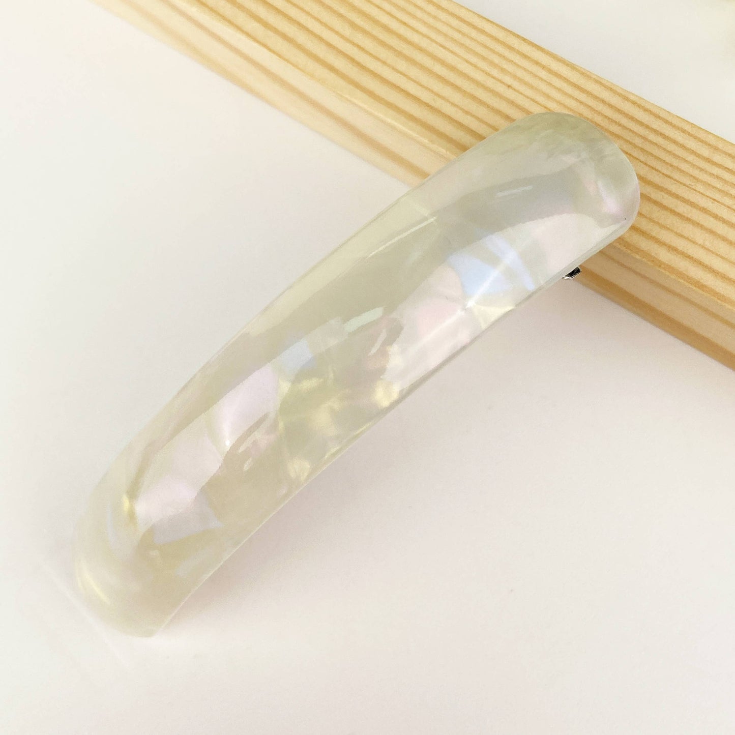 TheDivaSoap - Acetate crescent hair clip: C