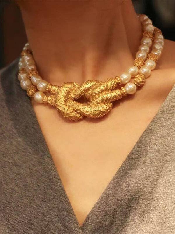 UZ Wholesale Store - Chains Geometric Necklaces Accessories: GOLD / Adjustable