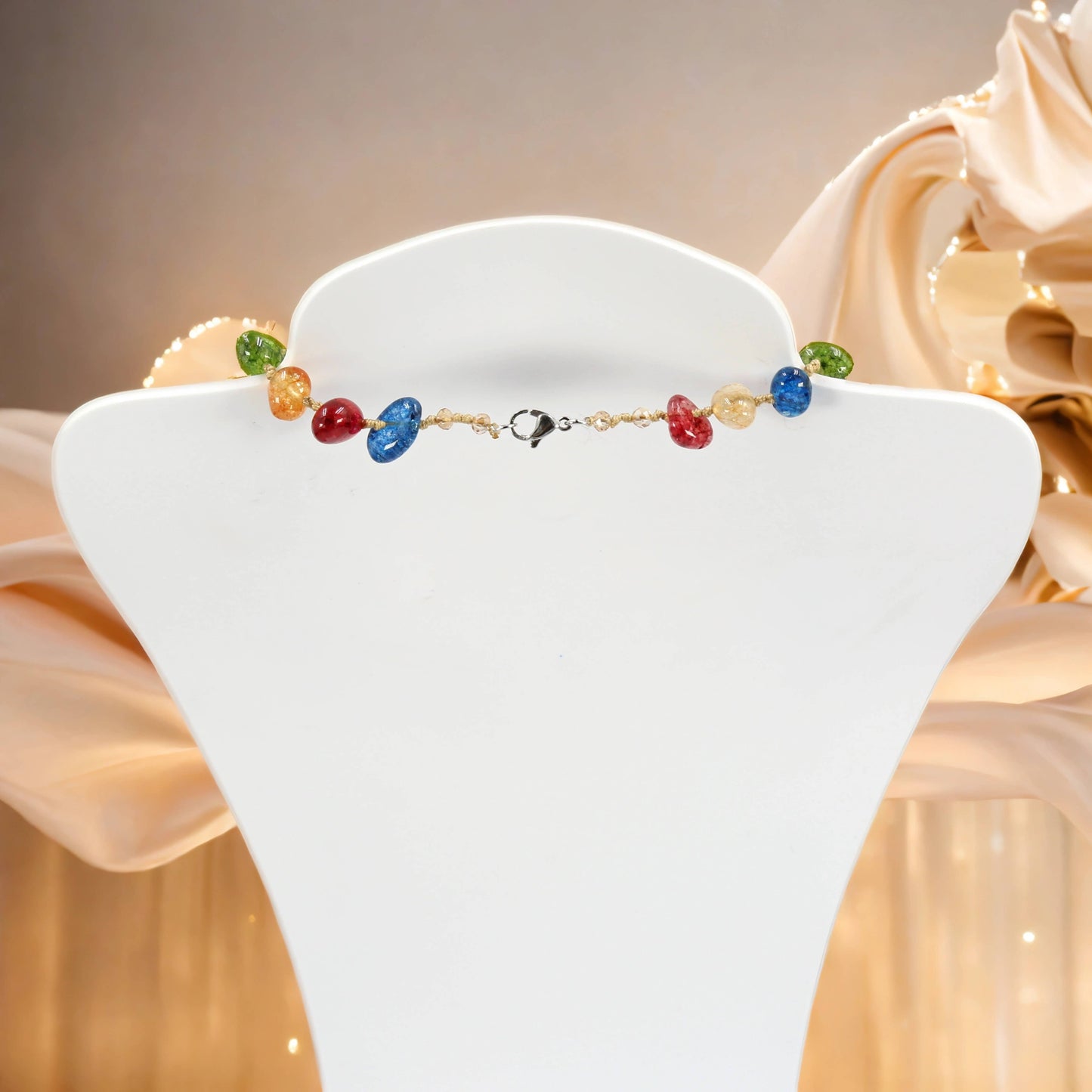 IST Jewelry - Agate Multicolor Necklace