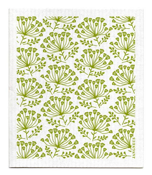 Jangneus - Swedish Dishcloth - Dill - Green: Green