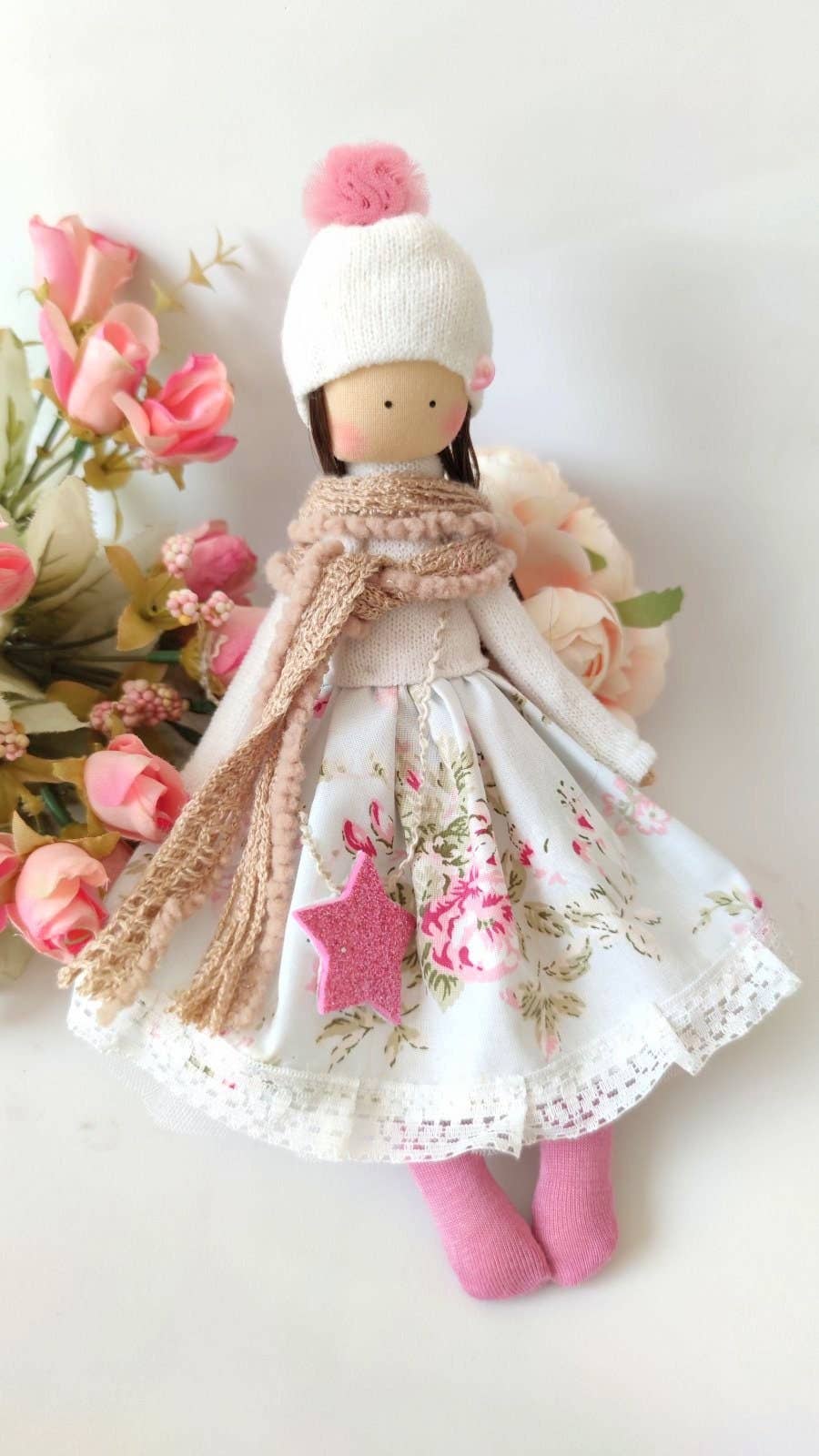 ChernikovaNataliya - Handmade Doll, Fabric Doll, Rag Doll, Girl Gift, Softie Doll, Collectible Doll, Doll Cotton, Interior Doll, Stuffed Doll, Heirloom Doll: 1