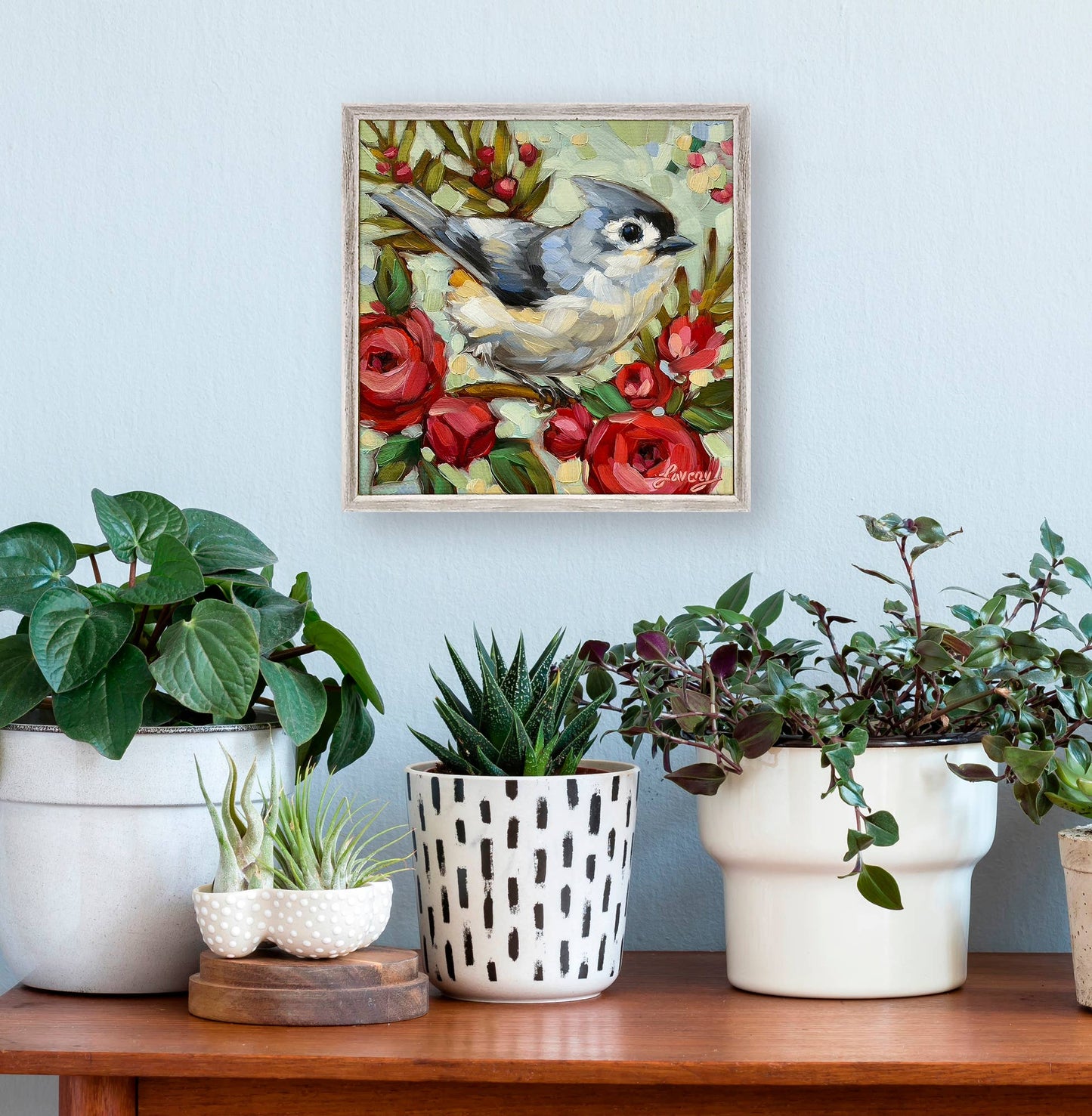 GreenBox Art - Curious Friend Mini Framed Canvas