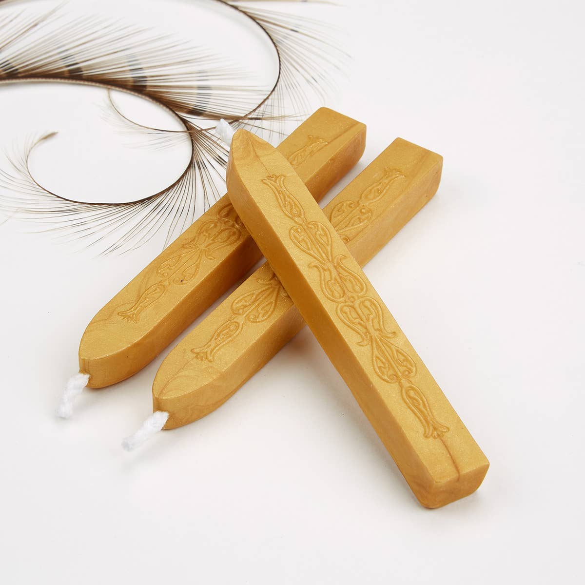 Freund Mayer & Co. - Sealing Wax Sticks with wick 3PK- 25+ colors: Light Blue