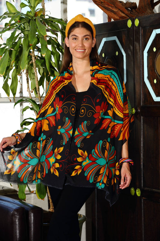 KikiSol - Plume Cotton Modal Scarf