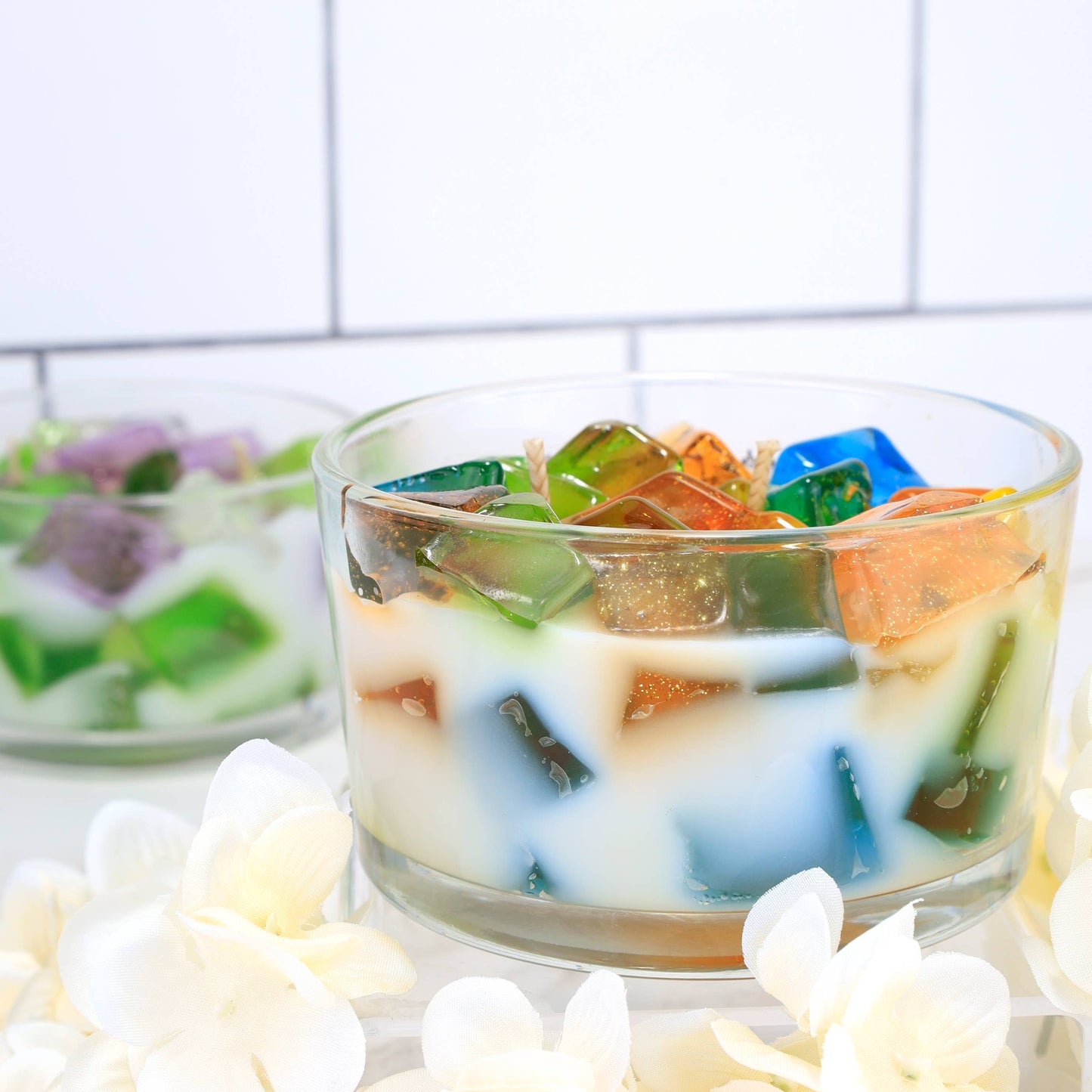 Primal Elements - Color Bowl Candles®: Lavender (The soothing aroma of lavender essential oil)