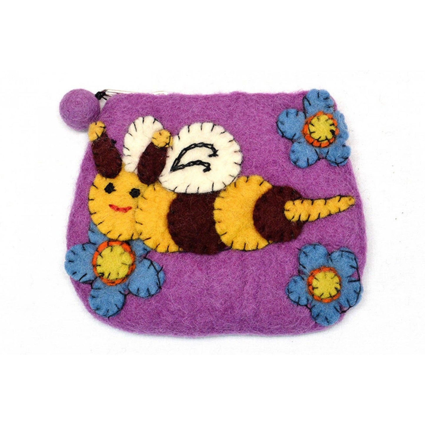 BNB Crafts Inc. - Honey Bee flower Coin Purse: Pink