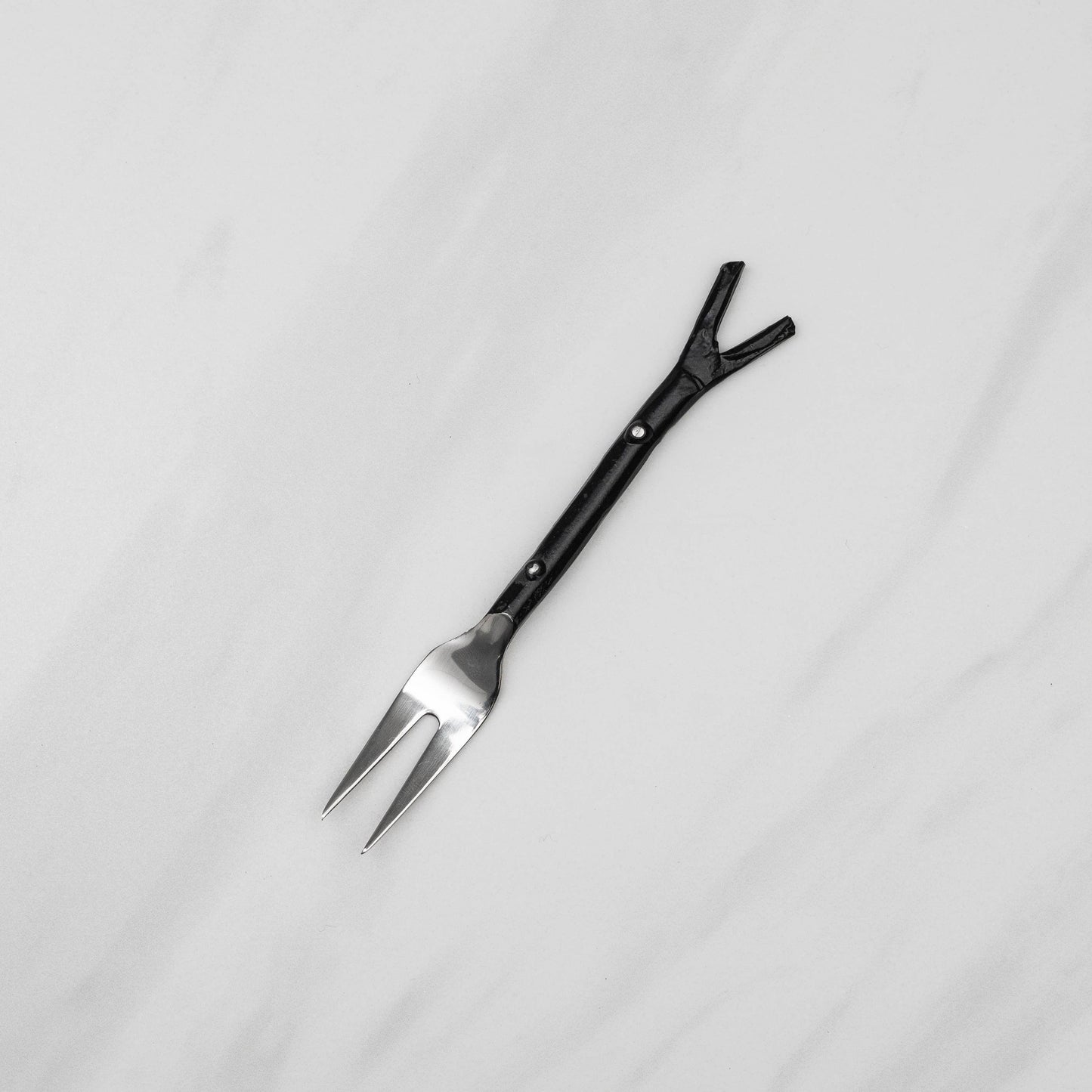 India Handicrafts Inc - 4.5" Steel Cocktail Fork