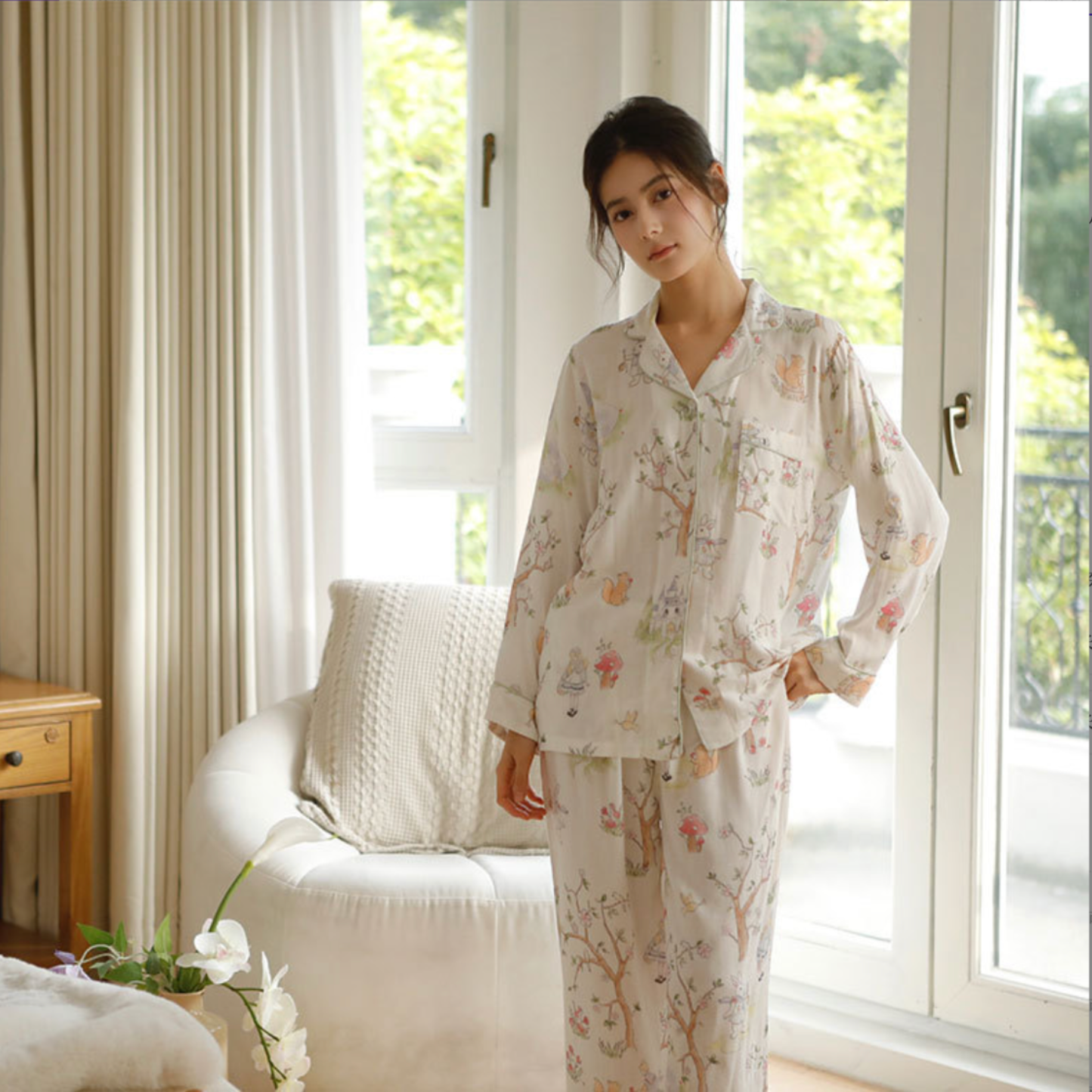 DrifWoo - Spring Breeze Pajama Set – Soft, Breathable & Relaxed Fit: XL