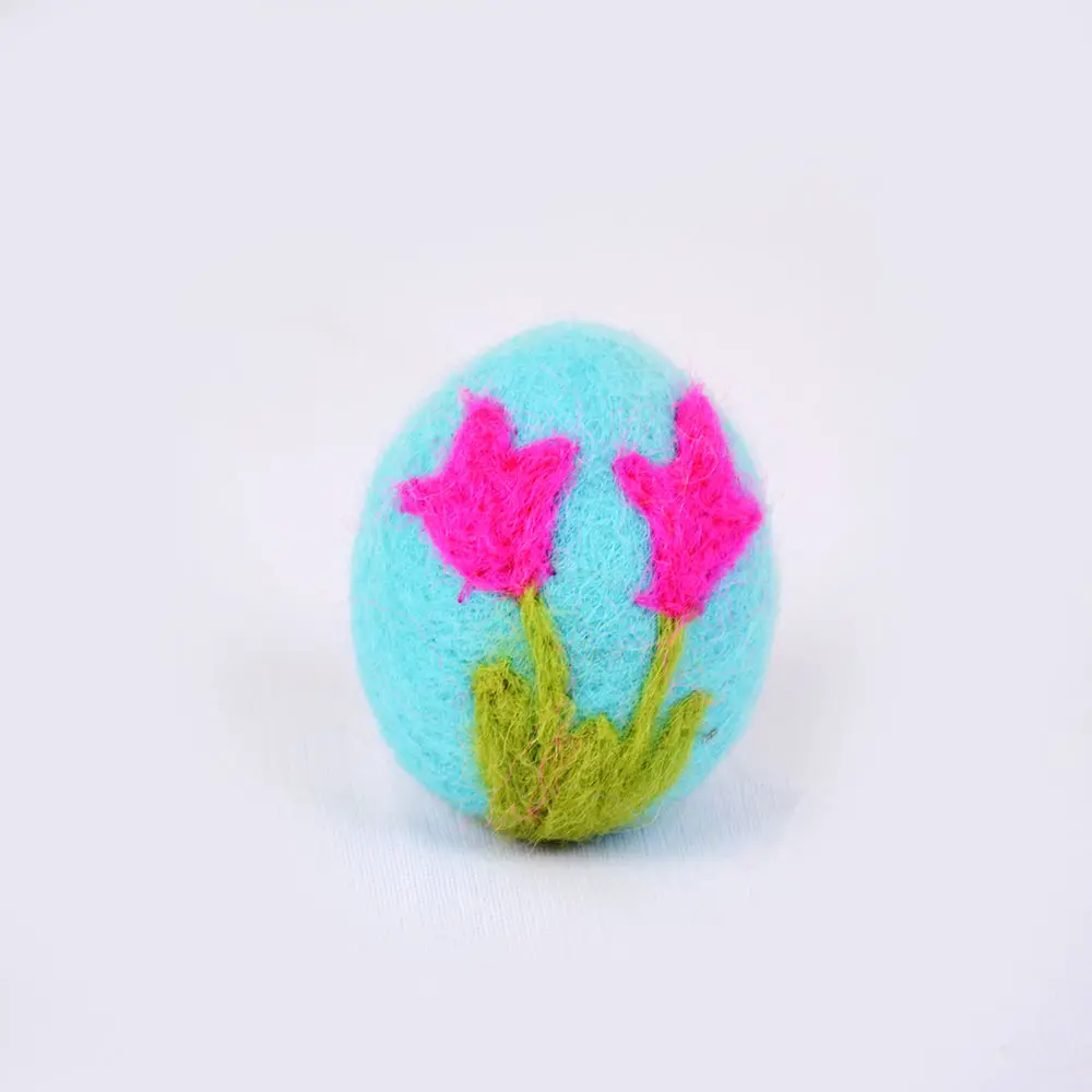 Wool Haus - Bright Felted Wool Easter Egg Decoration