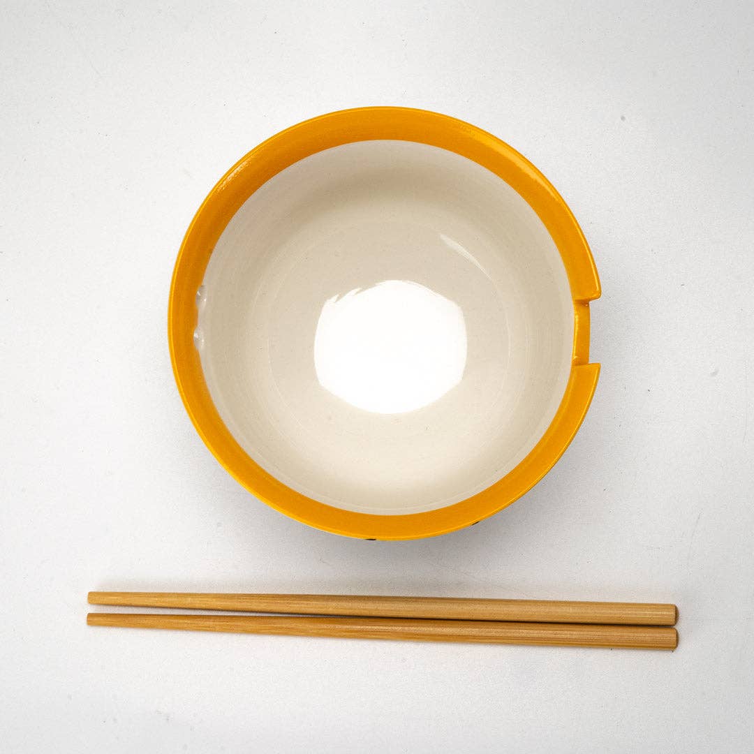 Urban Tokyo - 18oz 5"D Donburi Bowl With Chopsticks Set Hummingbird (4/16)