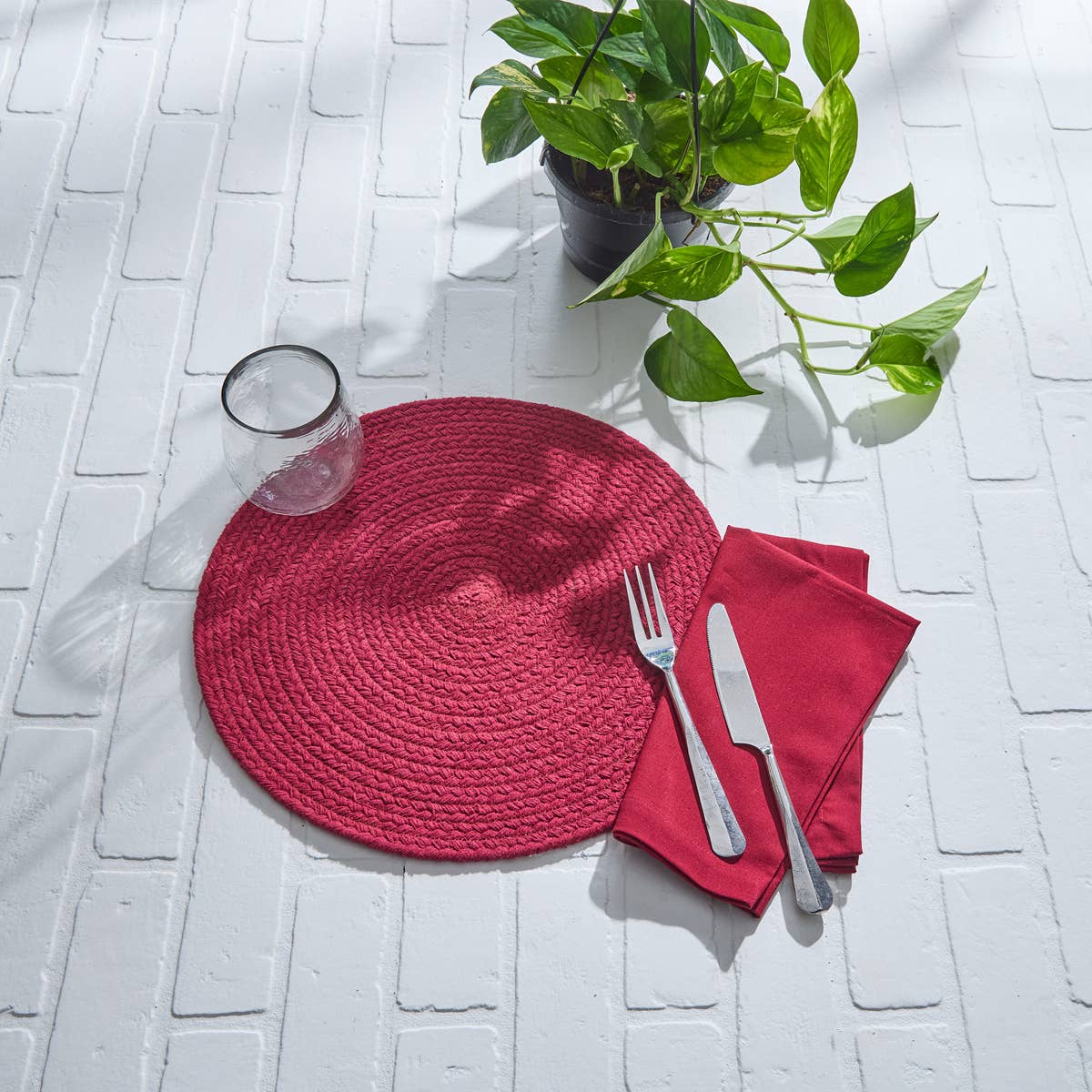 Split P - Elements Napkin - Merlot