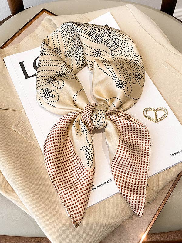 UZ Wholesale Store - Polka-Dot Leisure Fashion Scarf: ORANGE / One_size