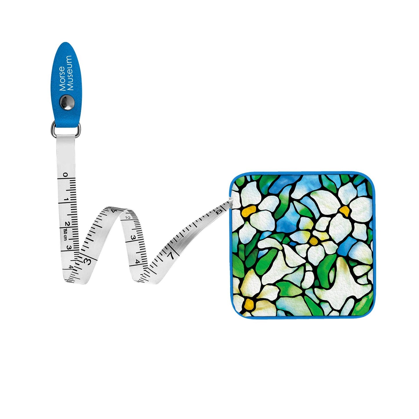 RainCaper - Tiffany "Field of Lilies" Compact Retractable Tape Measure – Dual-Sided, 60"/150cm