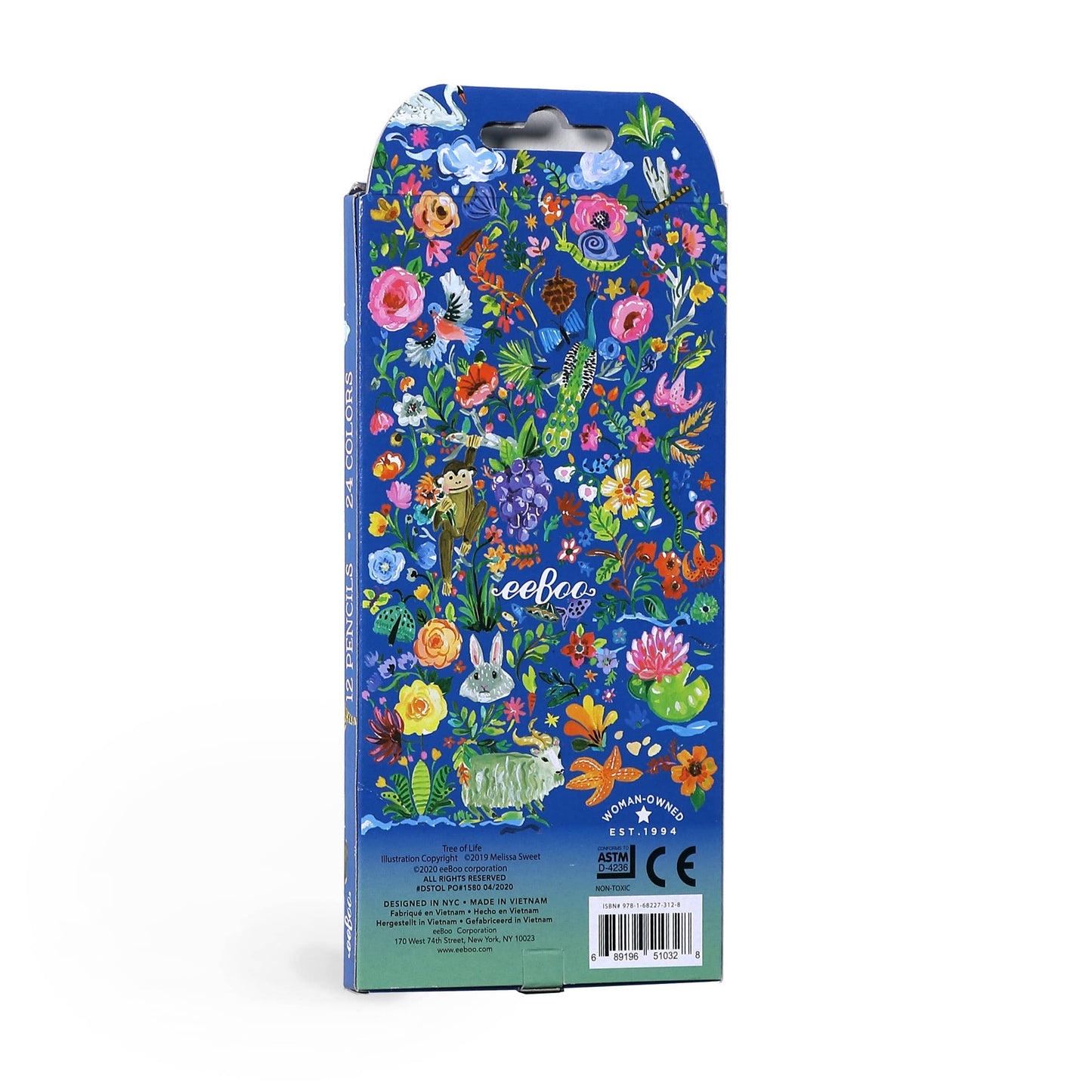 eeBoo - Tree of Life 12 Double-Sided Pencils