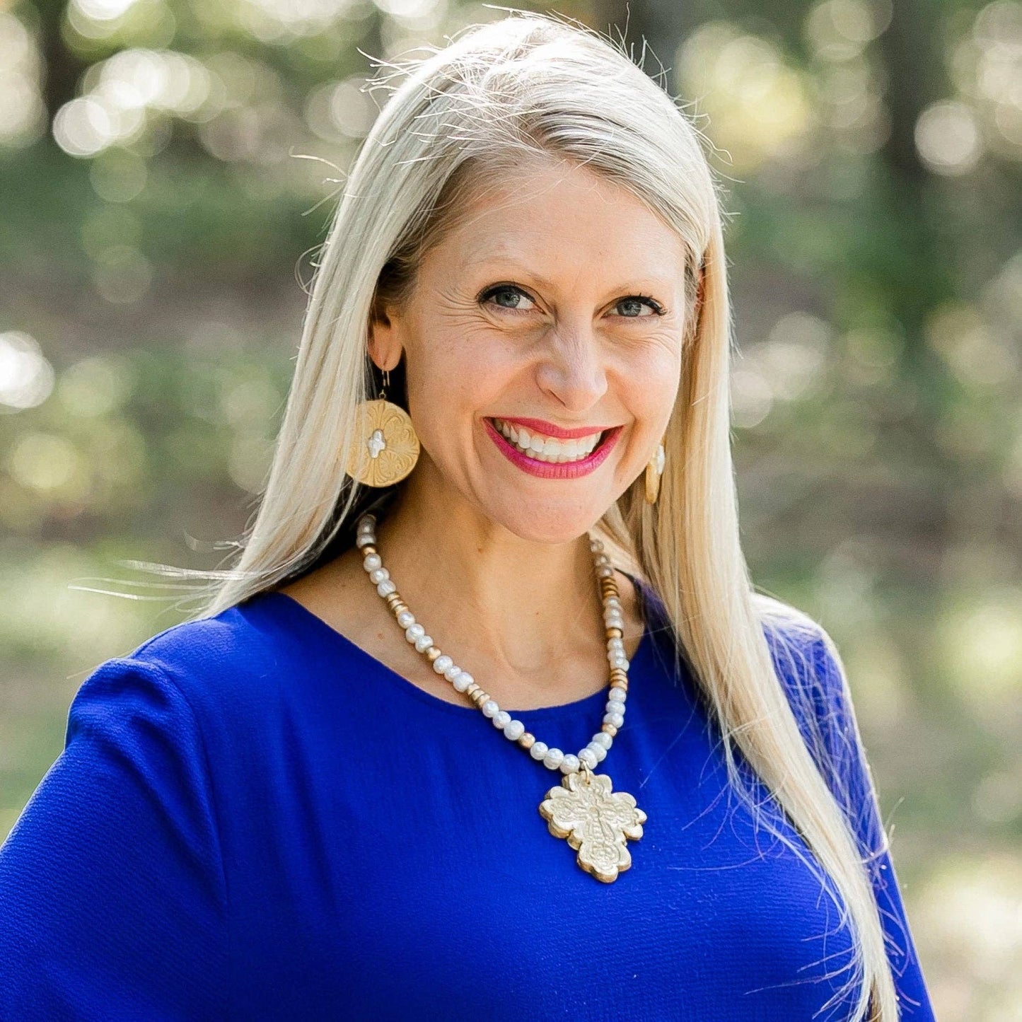 Hidden Truth Jewelry - Pearl Insert with Truth Cross Dangles