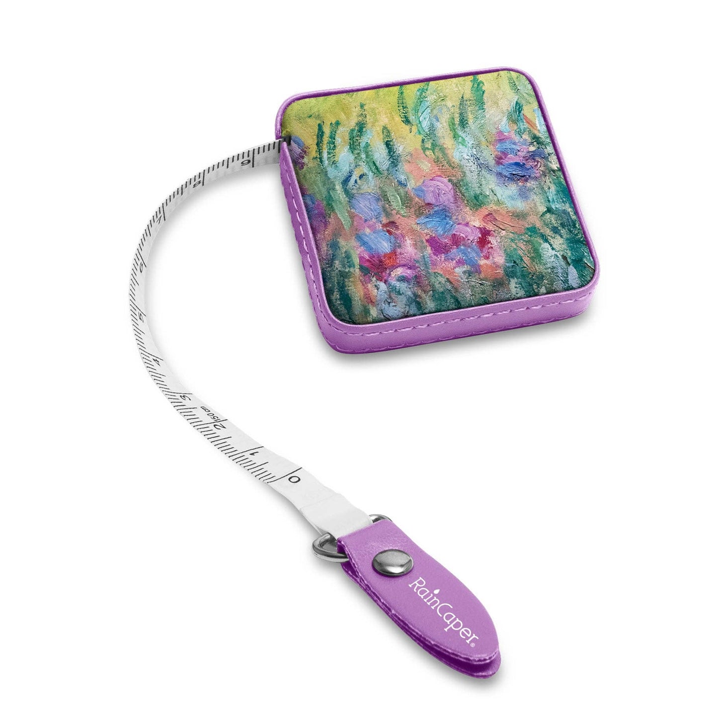 RainCaper - Monet Artist's Garden at Giverny Compact Retractable Tape Measure – Dual-Sided, 60"/150cm