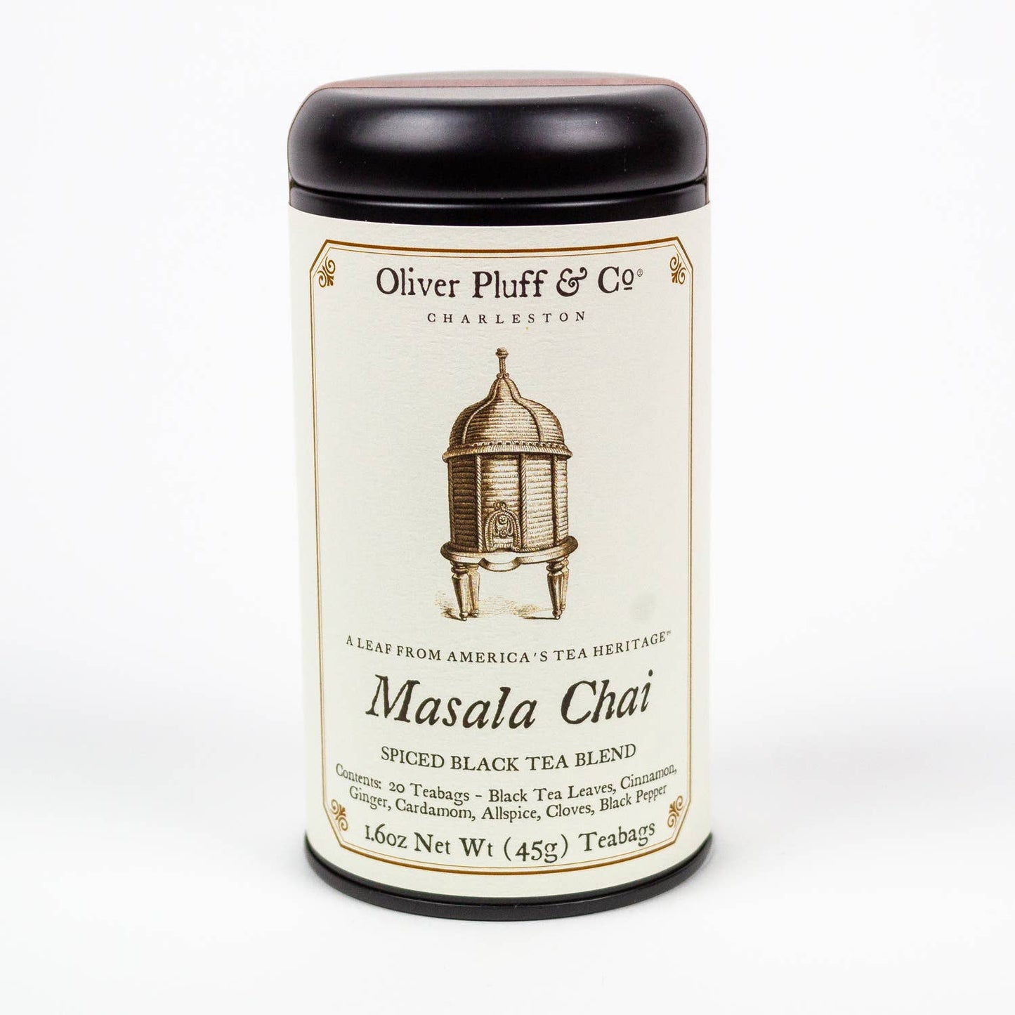 Oliver Pluff & Company - Masala Chai - 20 Teabags in Signature Tea Tin