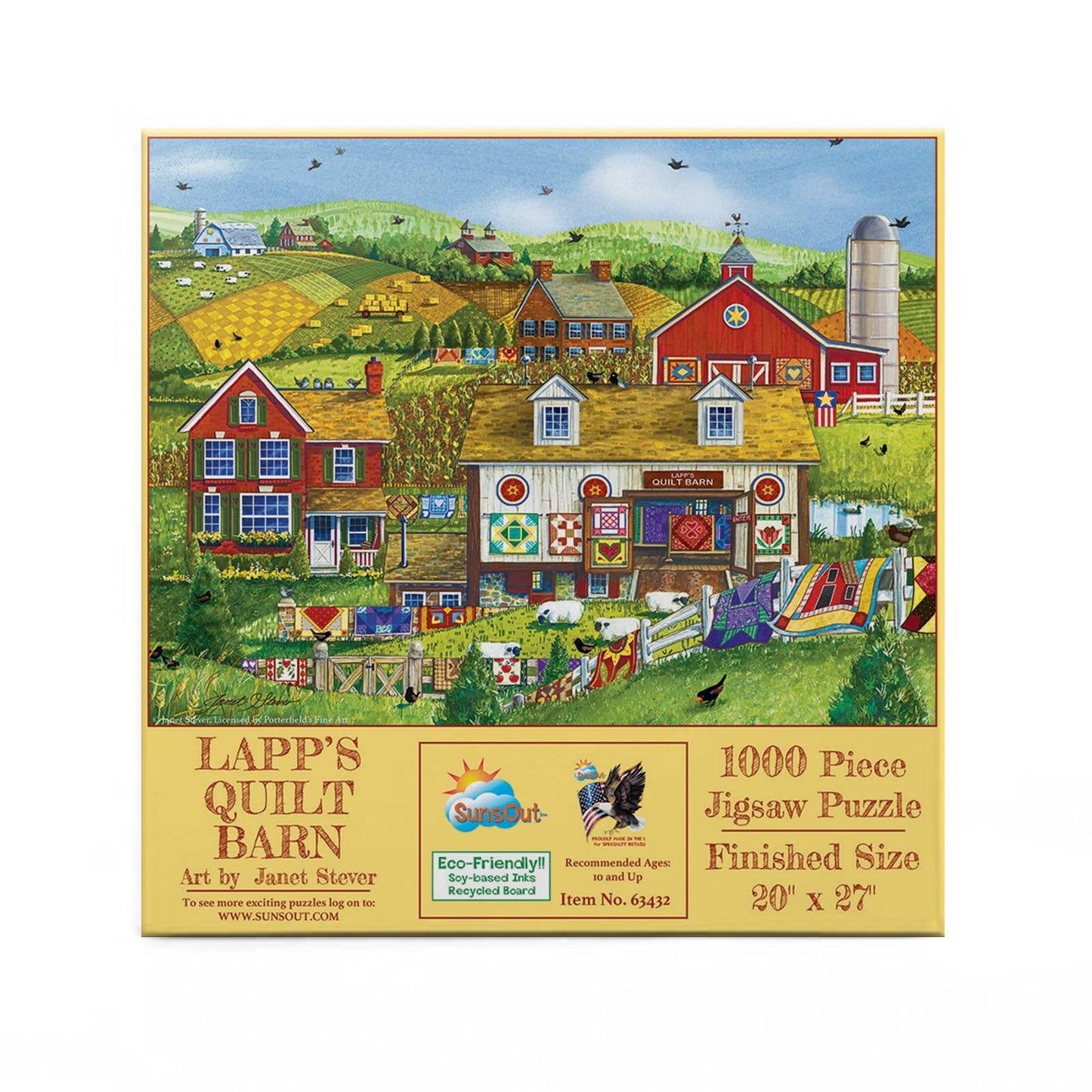 SunsOut - 0170 Lapp's Quilt Barn 1000 pc Puzzle